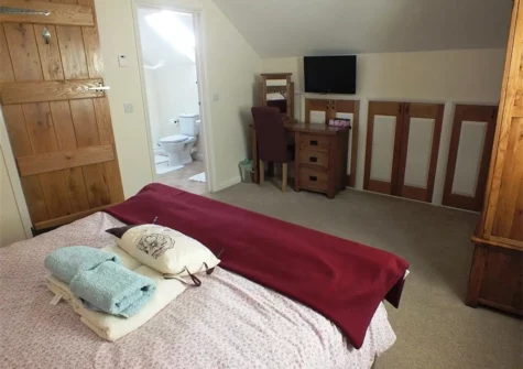 Bedroom #1 at Gwyddno Lodge, Princes Gate