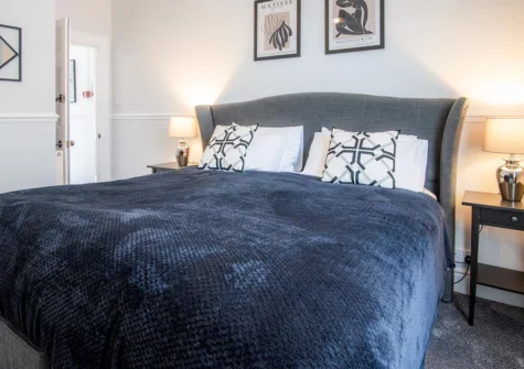 Bedroom #1 at Gwynne House, Tenby