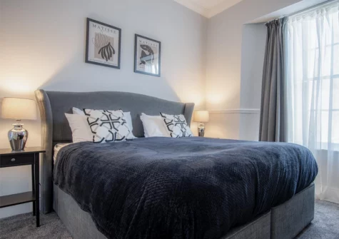 Bedroom #1 at Gwynne House, Tenby