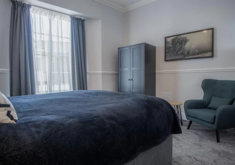 Bedroom #1 at Gwynne House, Tenby