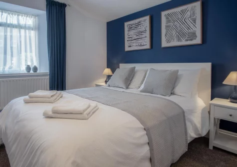 Bedroom #2 at Gwynne House, Tenby