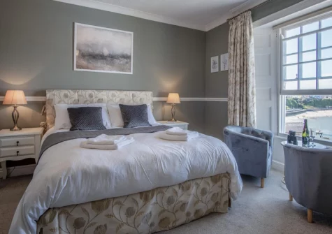 Bedroom #3 at Gwynne House, Tenby