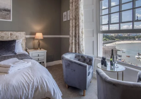 Bedroom #3 at Gwynne House, Tenby