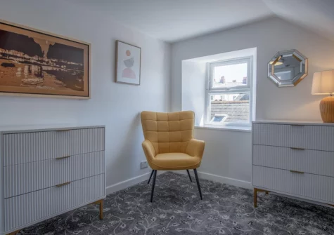 Bedroom #6 at Gwynne House, Tenby