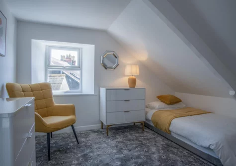 Bedroom #6 at Gwynne House, Tenby