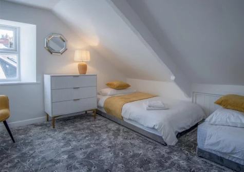 Bedroom #6 at Gwynne House, Tenby