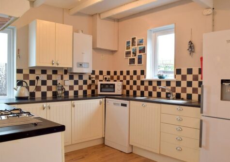 The kitchen at Hafan, Tenby