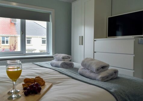 Bedroom #1 at Hafan, Tenby