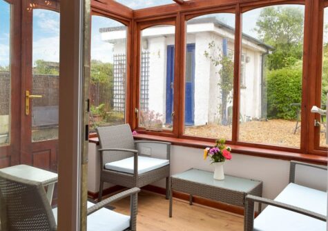 The conservatory at Hafan, Tenby