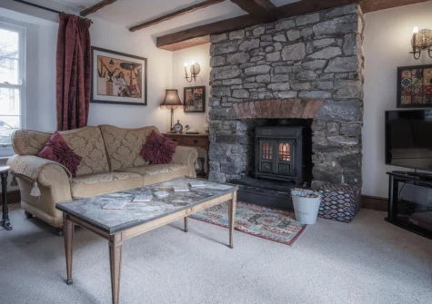 The living room at Hall House, St Florence