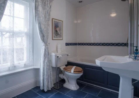 The bathroom at Hall House, St Florence