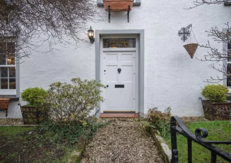 Outside Hall House, St Florence