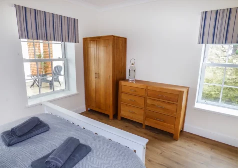 Bedroom #1 at Harbour Beach at The Hideaway, Tenby