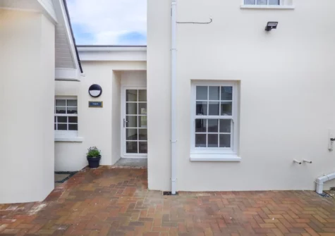 Outside Harbour Beach at The Hideaway, Tenby