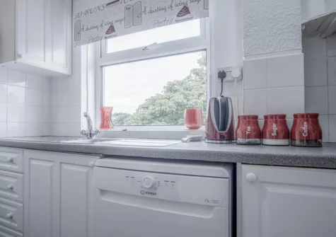 The kitchen at Harbour Court, Saundersfoot