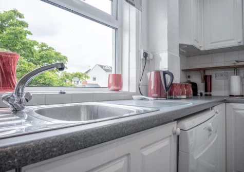 The kitchen at Harbour Court, Saundersfoot