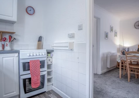 The kitchen at Harbour Court, Saundersfoot