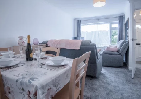 The dining area at Harbour Court, Saundersfoot