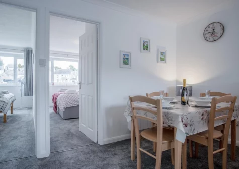The dining area at Harbour Court, Saundersfoot