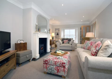 The living area at Haven View, Llanstadwell