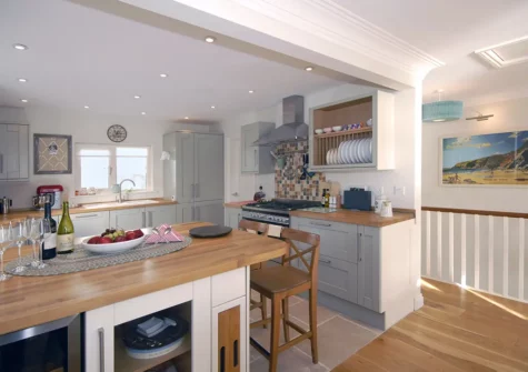 The kitchen at Haven View, Llanstadwell