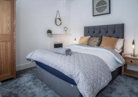 Bedroom #1 at Hawtree Cottage, Tenby