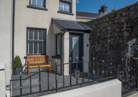 Outside Hawtree Cottage, Tenby