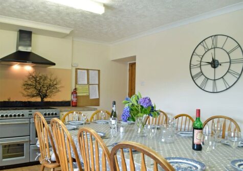 The kitchen & dining area at Hayscastle Farmhouse, Hayscastle