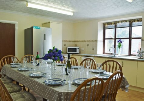 The kitchen & dining area at Hayscastle Farmhouse, Hayscastle