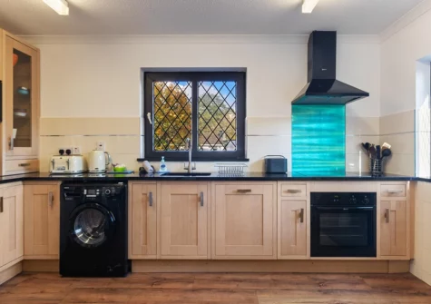 The kitchen at Hazelglade Cottage, Saundersfoot