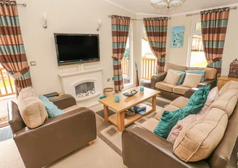 The living area at Heddwch, Heritage Park, Stepaside