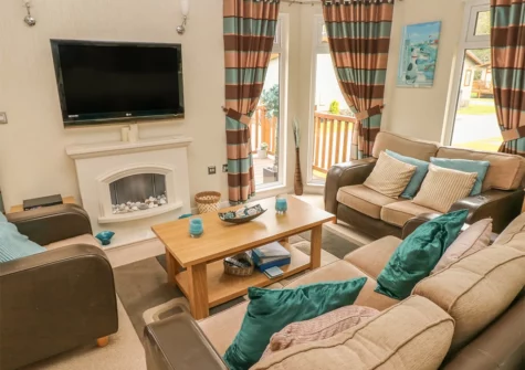 The living area at Heddwch, Heritage Park, Stepaside