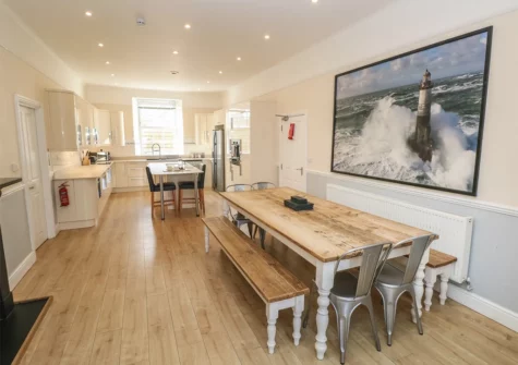The dining area at Hideaway House at The Hideaway, Tenby