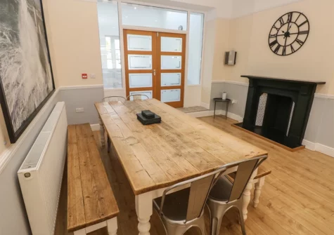 The dining area at Hideaway House at The Hideaway, Tenby