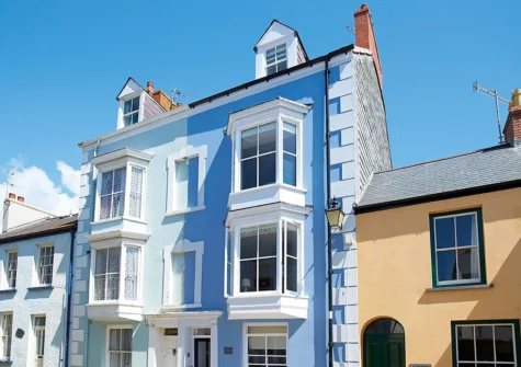 Outside High House, Tenby