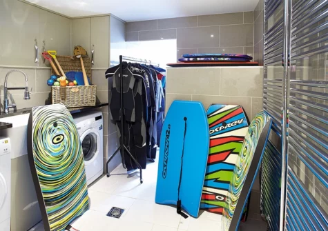 The untility room at High House, Tenby