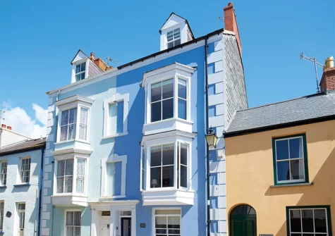 Outside High House, Tenby