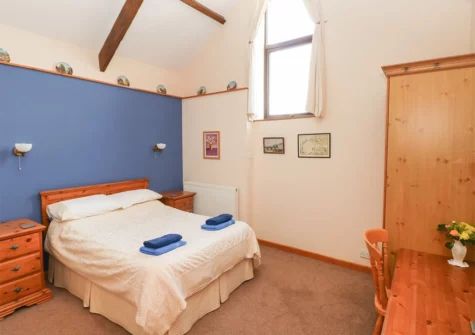 Bedroom #1 at Hill Top Farm Cottage, Cross Hands