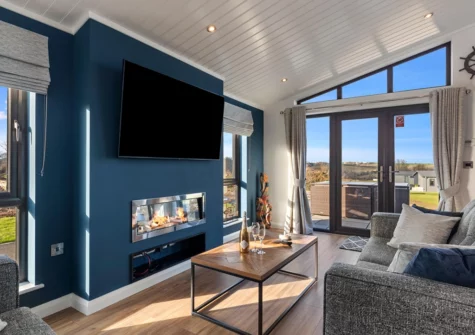 The living area at Hiraeth, Penally