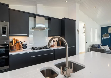 The kitchen at Hiraeth, Penally