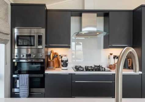 The kitchen at Hiraeth, Penally