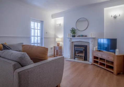 The living area at Ivy Cellar, Tenby