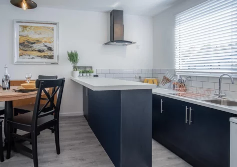 The kitchen & dining area at Ivy Cellar, Tenby