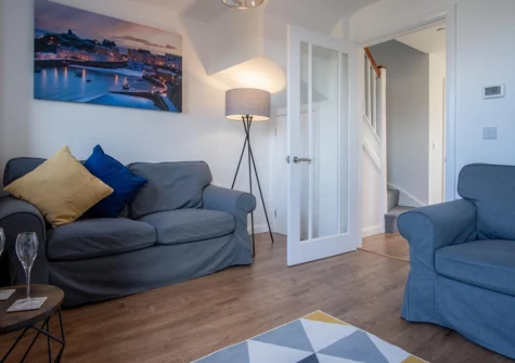 The living area at Johnny's Cove, New Hedges