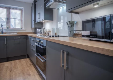 The kitchen at Johnny's Cove, New Hedges