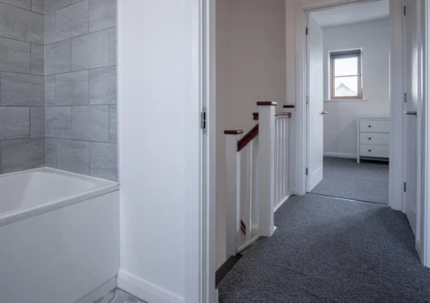 The bathroom at Johnny's Cove, New Hedges