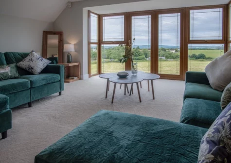 The first floor living area at Knights Rest, Princes Gate