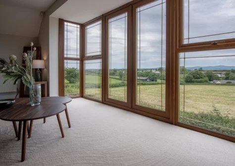 The view from the first floor living area at Knights Rest, Princes Gate