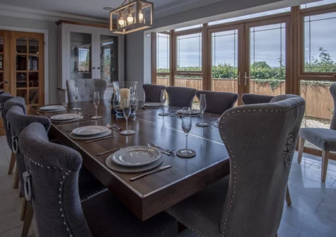 The dining area at Knights Rest, Princes Gate