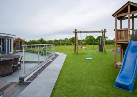 The children's play area at Knights Rest, Princes Gate